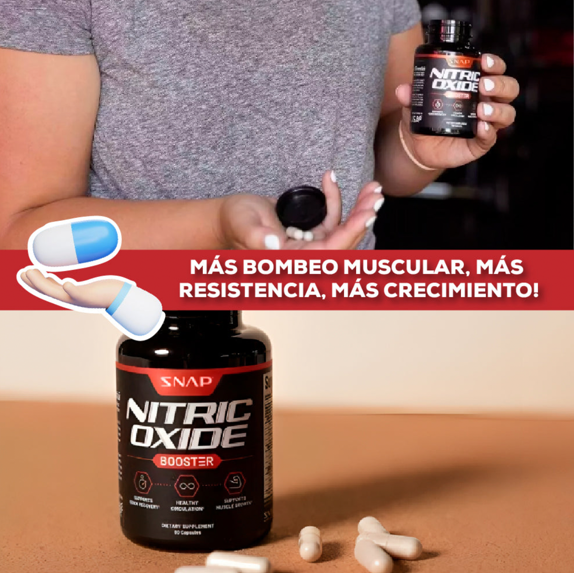 OXIDO NITRICO 1000MG 60 CAPS - ORIGINAL